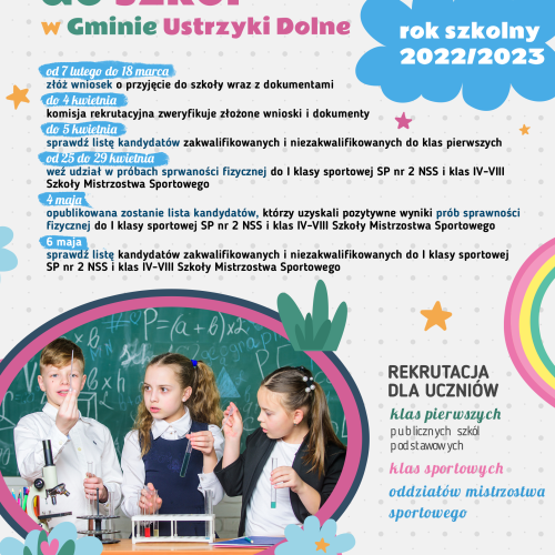 Rekrutacja do szkół podstawowych i oddziałów mistrzostwa sportowego 